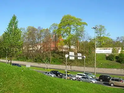 View from Szwederowo, with Szubińska street on the foreground