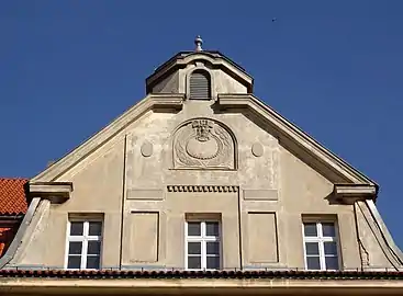 Detail of a gable top