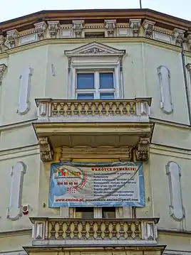 Detail of balconies