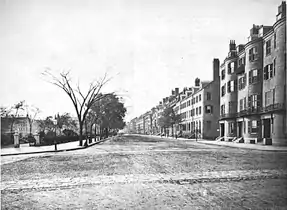 Corner of Beacon St. and Charles St., c. 1870