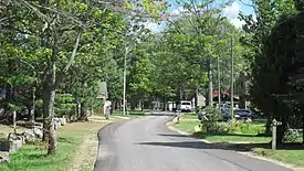 Looking north along E. Bear Lake Road