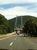 The Bear Mountain Bridge EZ Pass Toll  in August 2011.