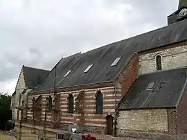 The church in Beaufort-en-Santerre