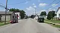 Looking west on Beaver Pike (Main Street) in Beaver.