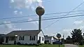 Water tower in Beaver. This is the tallest structure in the village.