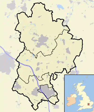 2003 Mid Bedfordshire District Council election is located in United Kingdom Bedfordshire 1974-2009