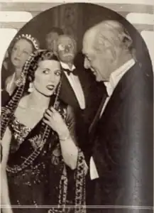 Batlivala with Sir Basil Brooke (1936)