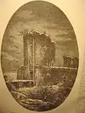 The castle's northern tower, depicted by the Illustration européenne in 1872