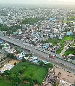 View of Behror City from Old BSNL tower near Rtech Plaza