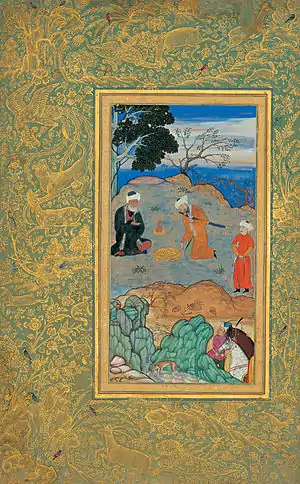 Painting, Kamāl ud-Dīn Behzād