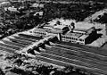 Aerial view of the Beijing railway station in 1959