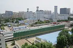 Stock depot owned by China Railway Beijing Group on the north of the subdistrict, 2015