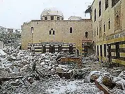 The courtyard of Beit Ghazaleh (December 2016)