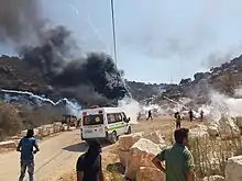 Protest in Beita against Evyatar outpost. 3 Sept 2021