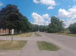 Bel-Air Drive in front of J. H. Putman Public School