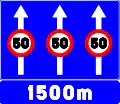 F89: Speed limit on certain lanes in ...m