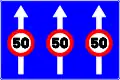 F91: Speed limit on certain lanes