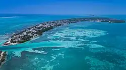 Image 2An aerial view of Caye Caulker