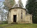 Belladrum Chapel (or "Temple"), a popular site for local weddings