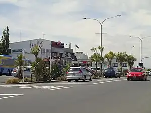 Shops in central Belmont