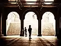 Below Bethesda Terrace