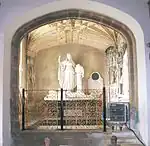 The Brownlow funerary chapel by Jeffry Wyattville, with the monument to Sophia, Lady Brownlow by Antonio Canova