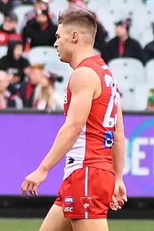 Ben Ronke playing for Sydney in 2018