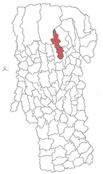 Location in Argeș County