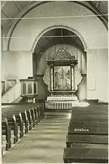 Interior view of the church