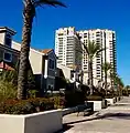 Housing alongside the Northbank Riverwalk