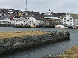 View of the village of Berlevåg