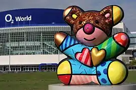 Giant Romeo Britto Friendship Bear