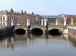 Eastern end at Schlossbrücke (Castle Bridge)