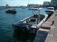 Boats of the marine section at Barr's Bay, in Hamilton