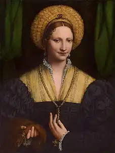 Bernardino Luini, Lady with a Flea Fur (1515), National Gallery of Art, Washington, D.C.