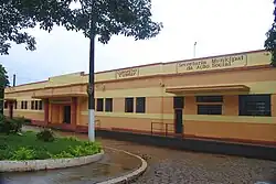 The old train station, now the town hall