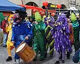 Participants in the Bernese Carnival 2010