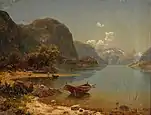 Fjord Landscape with Figures