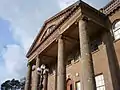 Detail of portico, Berrington Hall