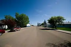 Street in Berthold, North Dakota