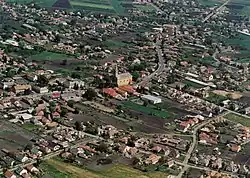 Aerial view of Besenyőtelek