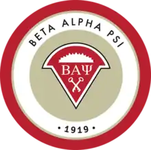 Beta Alpha Psi's new logo introduced on April 26, 2013