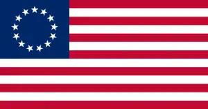 The "Betsy Ross" flag