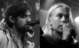 Conor Oberst (left) and Phoebe Bridgers (right), the two members of Better Oblivion Community Center