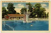 Beulah Park Swimming Pool in Alexandria, circa 1930-1945