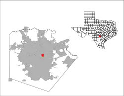 Location of Alamo Heights, Texas