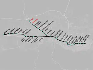 System map of Bursaray.