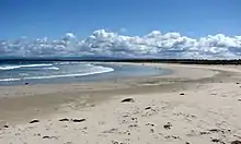 Bherwerre Beach from the eastern side, looking west