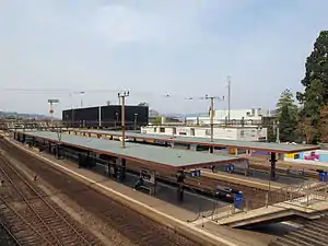 Canopy-covered platforms