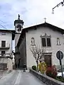 The parish church with its bell tower